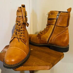 Vostey Milan Men’s Casual Leather Boots NWT SZ 10